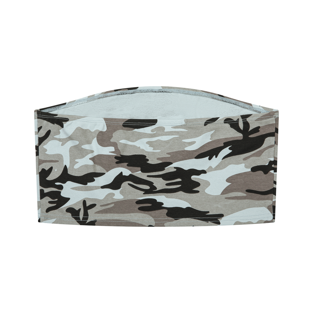 Pretty & Raw™ Camo Cropped Tube Top