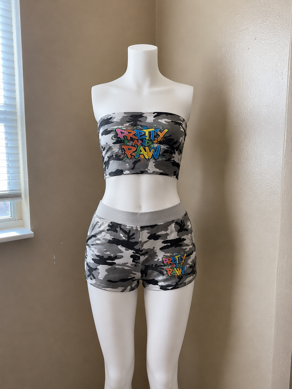 Pretty And Raw Camo Sets