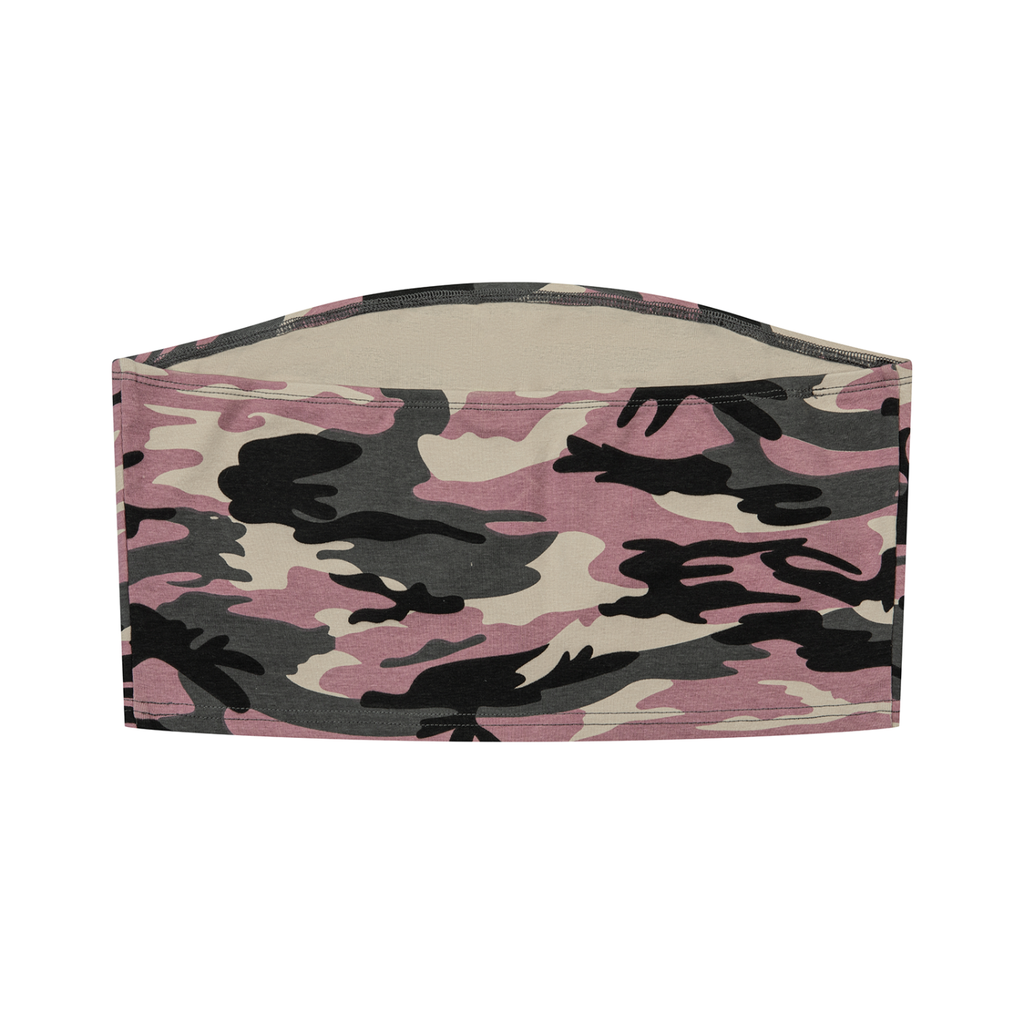 Pretty & Raw™ Camo Cropped Tube Top