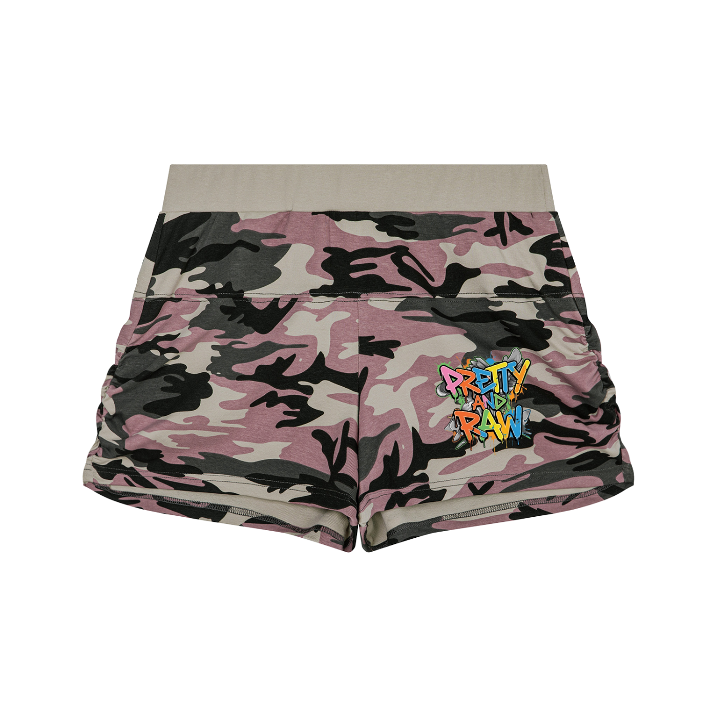 Pretty & Raw™ Slim Camo Shorts