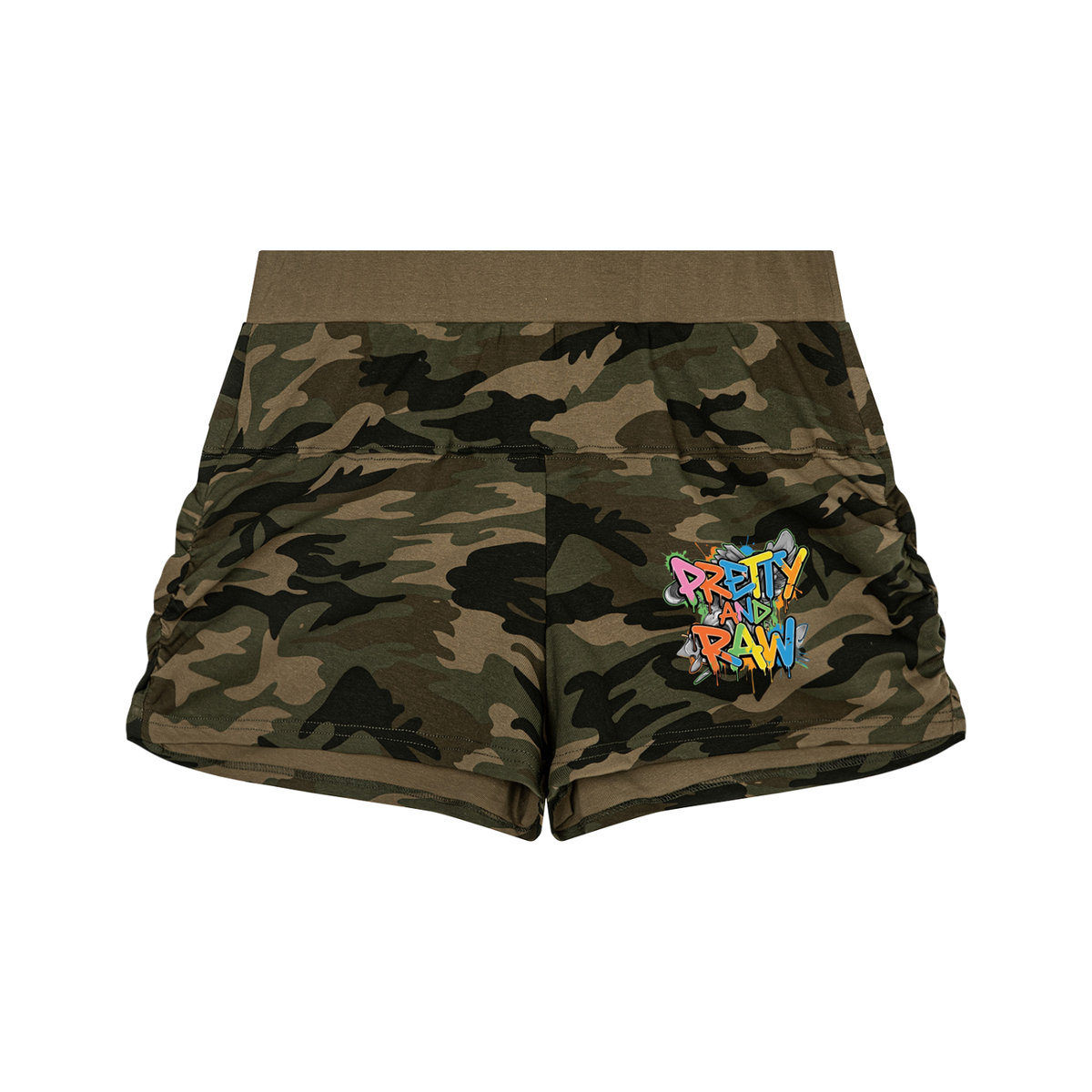 Pretty & Raw™ Slim Camo Shorts